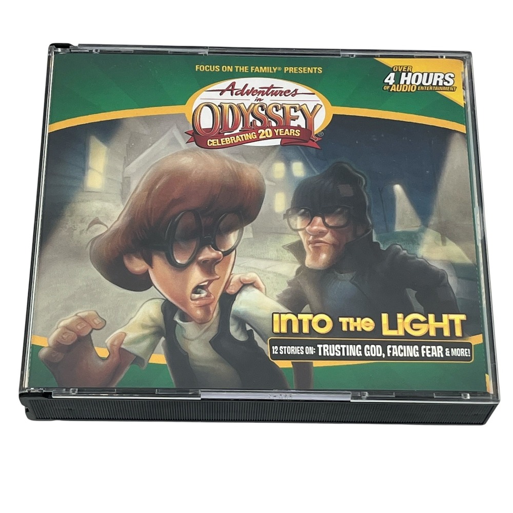 Adventures in Odyssey Into the Light Vol 47 Focus on the Family 4 CD Audio Set